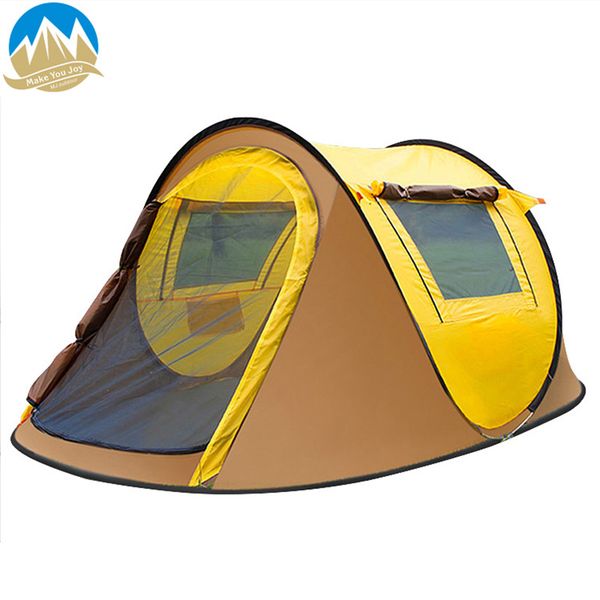 

myj outdoor seasons quick open up changing tent family leisure windbreak camping tent waterproof anti-mosquito shelter