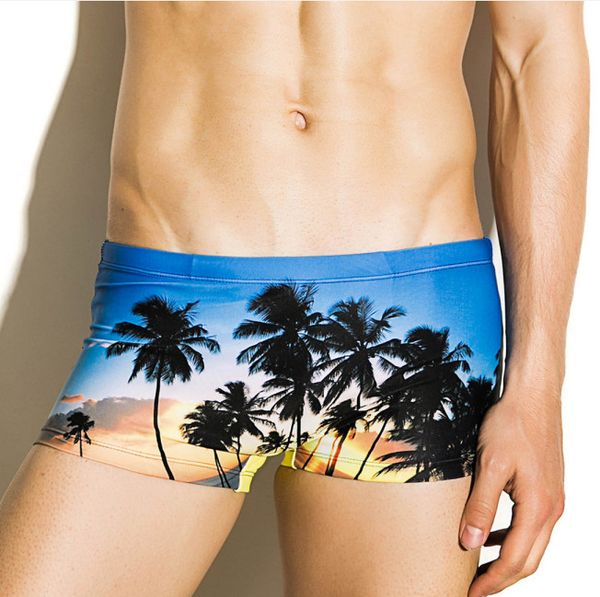 

seobean swimwear men trunks pictures mens swimsuit nylon bikini boxer swimming suit beach gay male swim trunk low waist