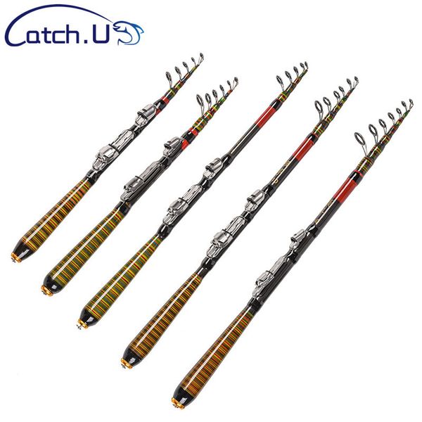 

portable telescopic fishing rod carbon fiber ultralight pole carp fishing rod tackle 1.8/2.1/2.4/2.7/3.0 /3.6m vara de pesca