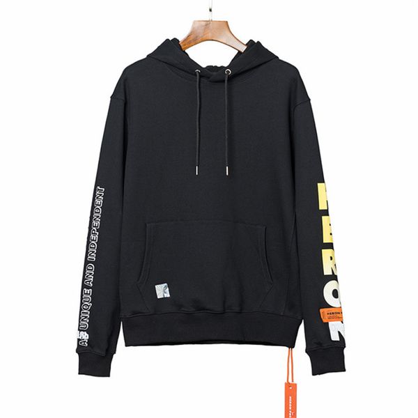 

HERON PRESTON Mens Hoodies Winter Devil Printed Long Sleeve Hooded Mens Sweatshirts Casual Teenager Designer Pullovers