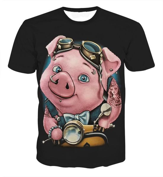 

мужской дизайнер 3 dstereo с коротким рукавом пара путешествия творческий футболка круглый вырез цифровой печати цветок m-4xl, White;black