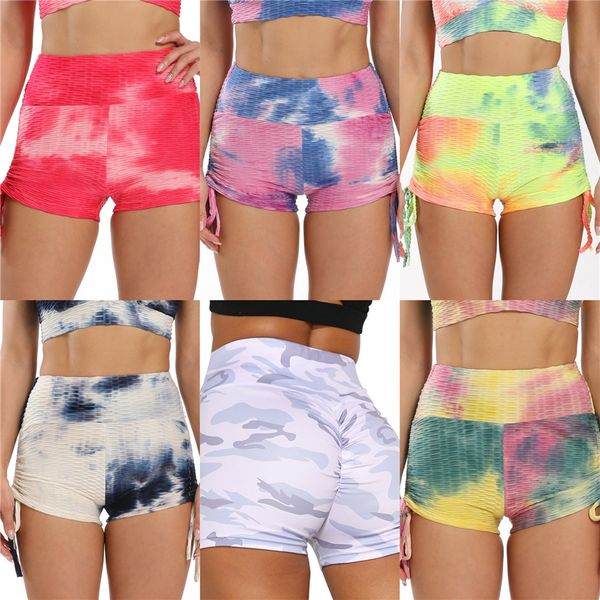 

orangesky womens high waist yoga shorts sport fitness shiny metallic elastic pants #893, White;black