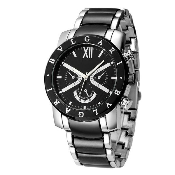 

швейцарские знаменитые часы нового топа мужского кварцевых наблюдающий спорт и отдых часы секундомера роскошь топ бренд перегрузочных мужчин, Slivery;brown