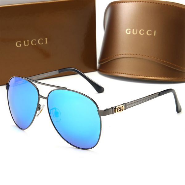 

glass lens polit luxury sunglasses uv400 sunglasses for men designer sunglasses vintage metal sport sun glasses with box, White;black