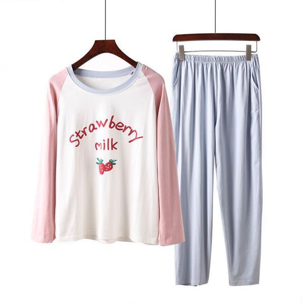 

pajamas sets style thin women long sleepwear suit home women female sleepwear sleep lounge fashion homewear, Black;red