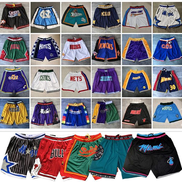 

chicago detroit orlando piston shorts magics jersey just don heat hawks north tar heels houston boston bull rocket celtic basketball shorts, Black;blue