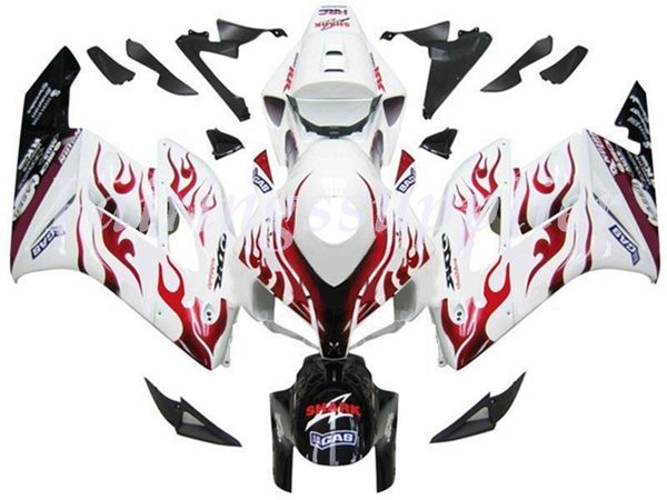

новый (литье под давлением) abs обтекатель комплекты подходят для honda cbr1000rr (2004 2005) cbr1000rr 04 05 обтекатели набор белый и красн