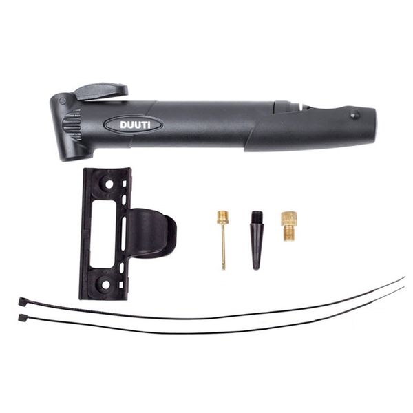 

cycling bike mini black air pump bicycle bike portable tire compact air inflator bike pumps