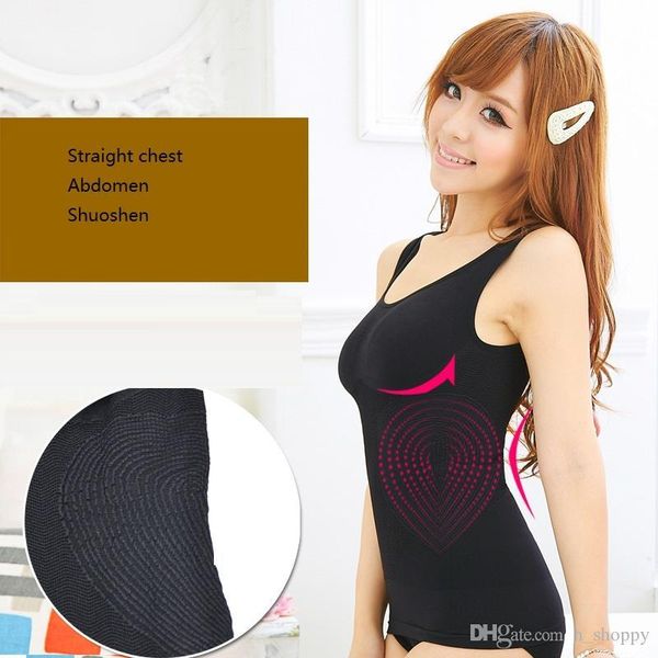

women's warm postpartum abdomen body shaping plastic waist bump massage body body vest beauty back bottom corset, Black;white