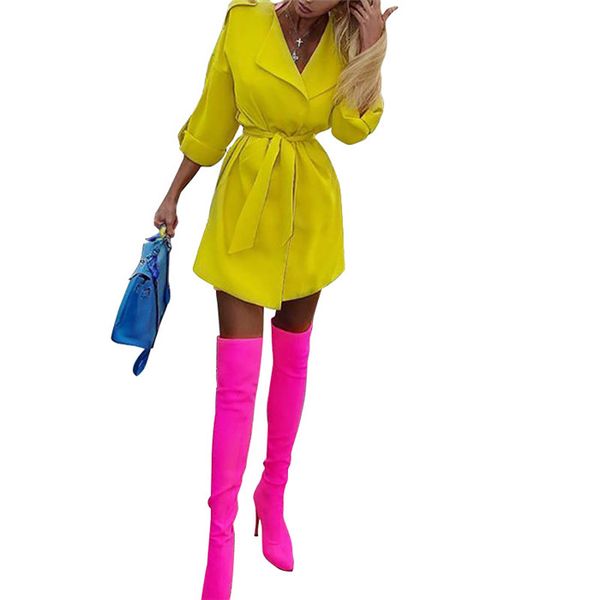 

летние женские дизайнерские рубашки платья mid рукава шифон сплошной цвет отворотом шеи вскользь hot style, White;black