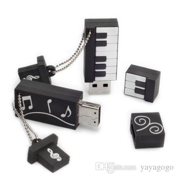 

wholesale new arrival sales promotion genuine cartoon usb flash drive keyboard pendrive electronic organ usb memory u252