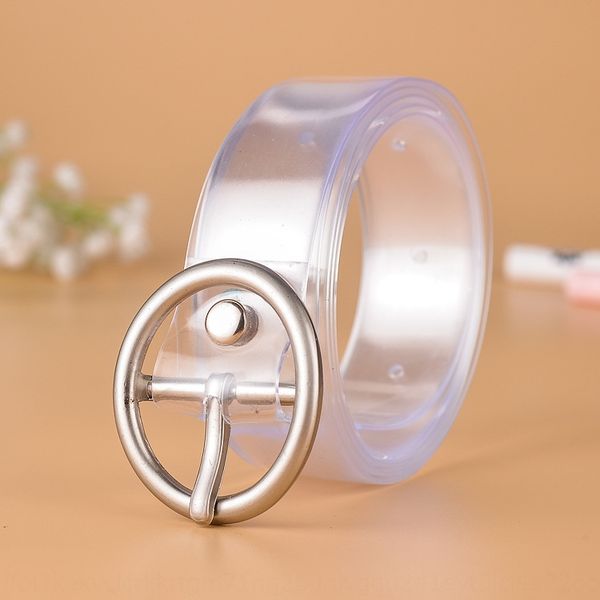 

mg8er transparent women's transparent belt women's wide range simple and extensive simple all-match decorative pvc belt children&#, Black