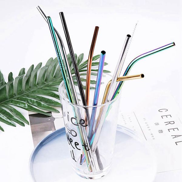

stainless steel food grade 304 stainless steel metal straw