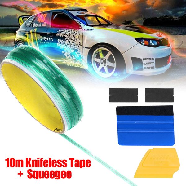 

10m knifeless tape with squeegee tools for car vinyl wrapping film cutting c44