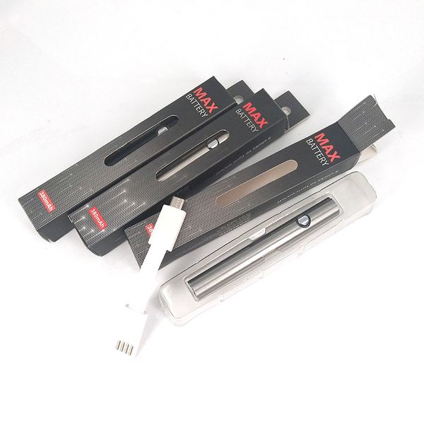 

Амиго Макс Пен Vape аккумулятор 510 нить Vape батареи ручки разогреть 380mAh батареи переменное напряжение для Vape распылитель жидкости