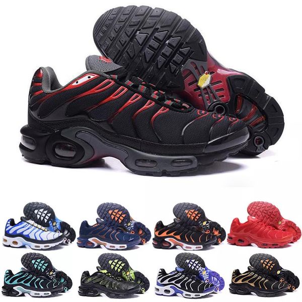 

2018 new tn plus olive in metallic white silver colorways shoes men shoes for running male shoe pack triple black mens shoes