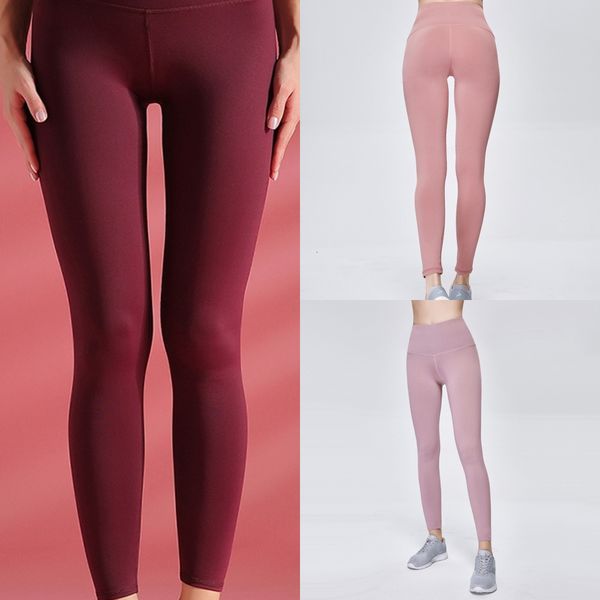 

luoke tight capris women yoga dance running fitness ventilation comfortable sports high waist yoga capri pant for woman and hip pants, White;red