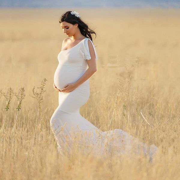 

one shoulder slope maternity dresses for p shoot clothes pregnancy dress pgraphy maternity pgraphy props vestidos, White