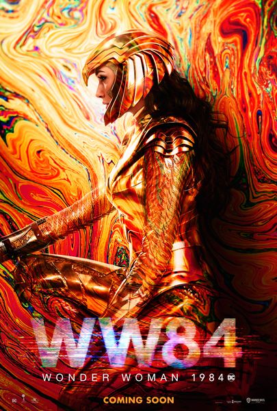 

wonder woman 1984 poster gal gadot dc 2020 movie art film print 24x36 27x40