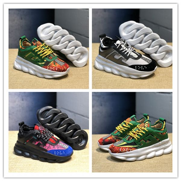 

2018 fa hion luxury de igner brand neaker good quality women men thick bottom low ca ual neaker uper multicolor chau ure u 35 45