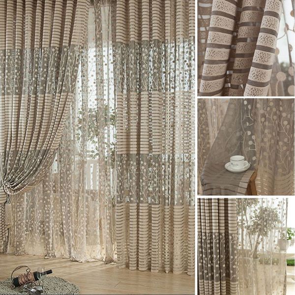 

роскошный балкон drape панель sheer занавес тюль двери окна шарф подзоры гостиная занавес