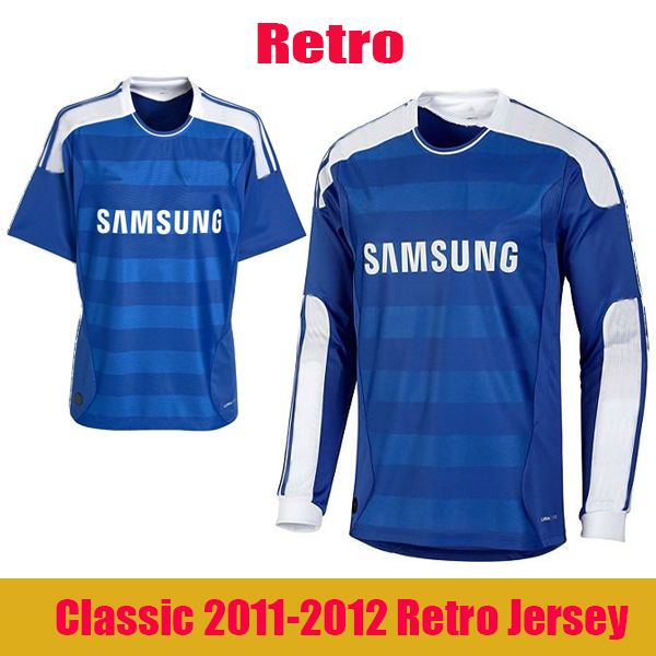 

2011 2012 Retro DROGBA TORRES soccer jersey 11 12 ESSIEN TERRY Camiseta de football kits shirt maillot camisetas