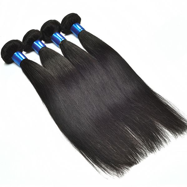 

price 8a 9a 100% human hair straight malaysian virgin hair non remy hair weave bundle natual color 1b, Black