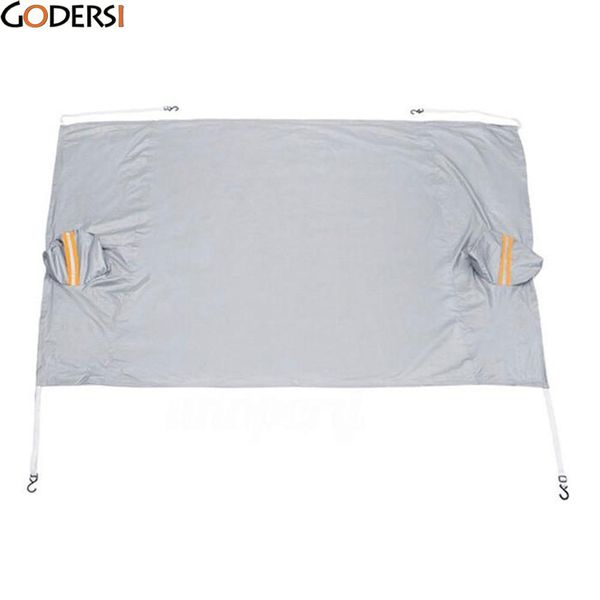 

godersi half cover dust resistant shield car covers sun shade peva car snow shield auto front windscreen protector cws4064