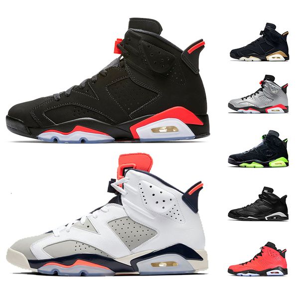 

6s men basketball shoes 2019 new black infrared oregon white toro breathe 6 sports sneakers mens trainers size 7-13