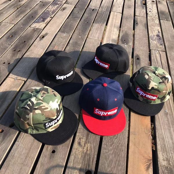 

Дизайнер Sup шляпы Камуфляж Hip Hop ВС Hat Регулируемые Snapbacks Для Mens Womens Flat краёв Бейсболки Military Army Visor