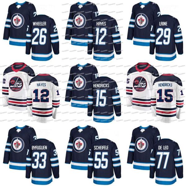 

Winnipeg Jets Kevin Hayes Matt Hendricks Blake Wheeler Patrik Laine Kyle Connor Bryan Little ByfuglienScheifele Hockey Jerseys