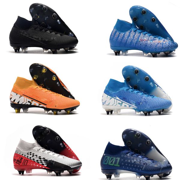 

mens soccer cleats mercurial superfly 7 elite sg-pro steel nail soccer shoes first line cr7 mercurial vapors 13 elite sg-pro football