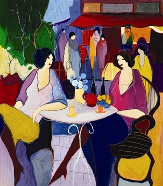 

itzchak tarkay nouvelles фигурация главная произведения искусства современный портрет сеньоры ручной работы картина маслом на холсте вогнута