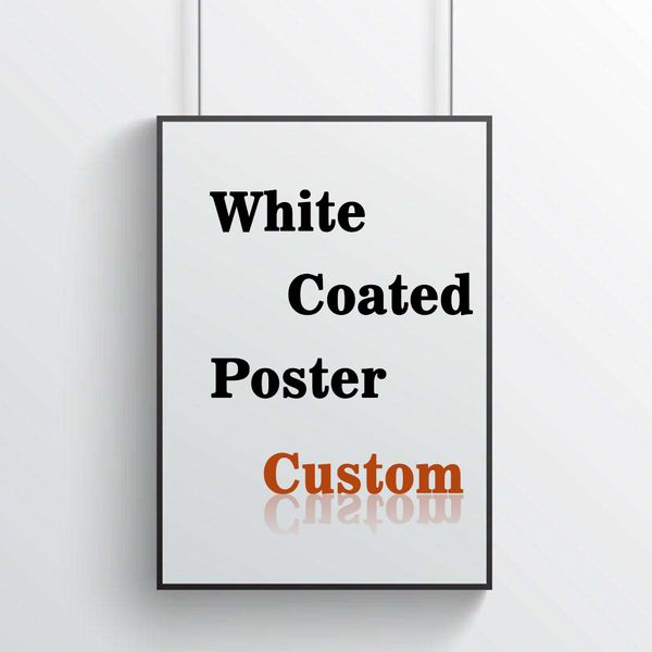 

buyer custom posters print white coated print diy poster