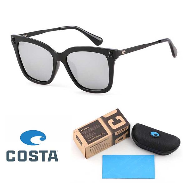 

COSTA Vintage Oversize Square Sunglasses Women Men Brand Designer TR90 Frame Polarized lens Sun Glasses Female Shades Coulos with Retail box