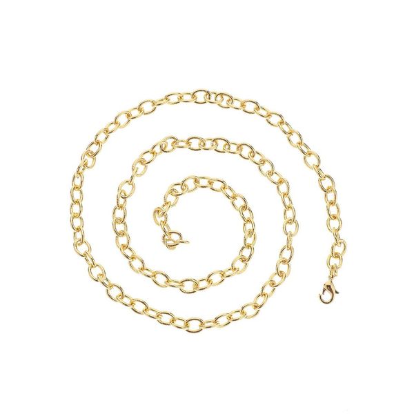 

x1455men's hip hop single chain necklace hip hop men necklace chains fashion long jewelry twisted, Silver