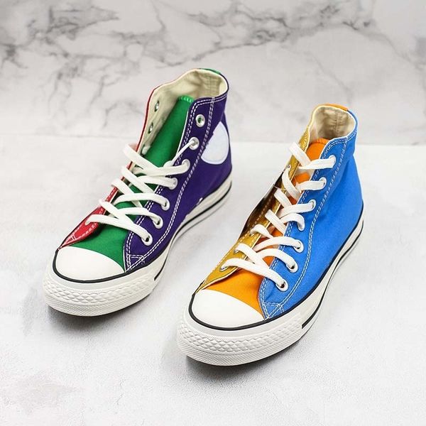 

limited convas star 198s0s stitching colors casual shoes the 40th anniversary of the abc sneaker men women sports shoes