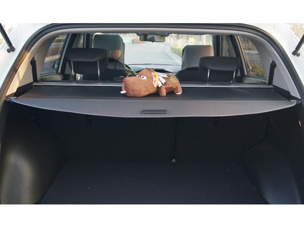 

rear trunk cargo shield cover black 7 seat for hyundai grand santa fe 2013 2014 2015