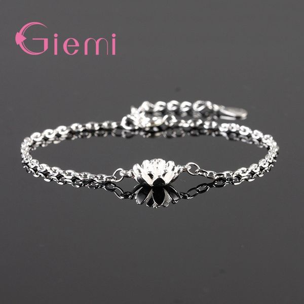 

новая мода s90 cherry blossoms браслеты и браслеты цветочные манжеты браслеты для женщин звено цепи браслет браслет pulseras, Black