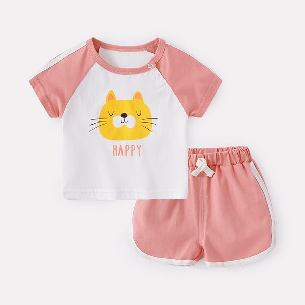 

3-10 лет ребенок детская одежда комплект футболка короткий 100% хлопок спортивный костюм летний спортивный костюм повседневная одежда мальчи, White