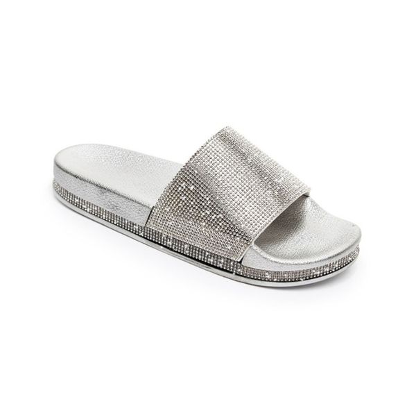 

Luxury Designer Womens Slippers Fashion and Leisure Slippers Autumn and Winter Skid Proof Cool Sandal Female Water Drill Manufacturer Newest