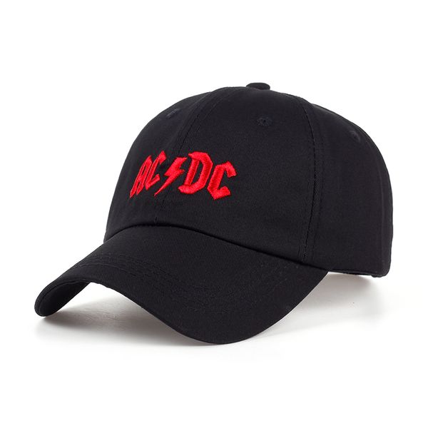 

2017 big bone embroidery acdc baseball cap women men cotton snapback baseball hat cap sun hat sports cap wholesale, Blue;gray