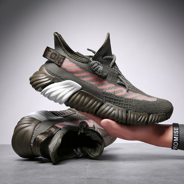 

new style thick bottom running shoes for men white sneakers outdoor sports shoes athletic training man jogging shoes, sneakers