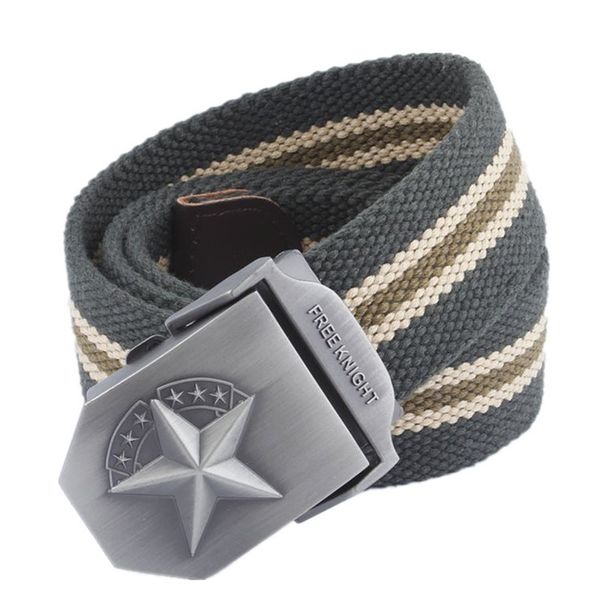 

seven star canvas belt for men automatic buckle casual braided belt weave outdoor leisure belt wear resistant ing, Black;brown