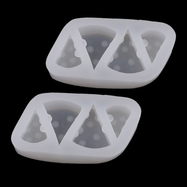 

2 set silicone molds cheese shape diy resin casting jewelry mould tools