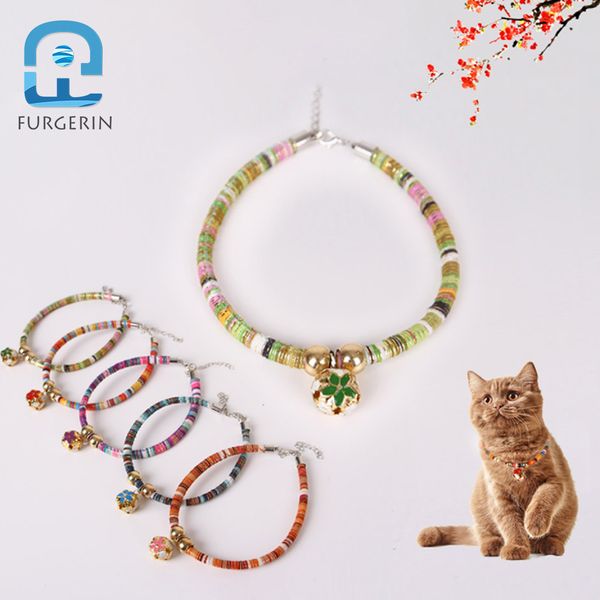 

furgerin cat воротник собака воротник персонализированные регулируемая котенок щенок с небольшой колокол национальном стиле ошейники