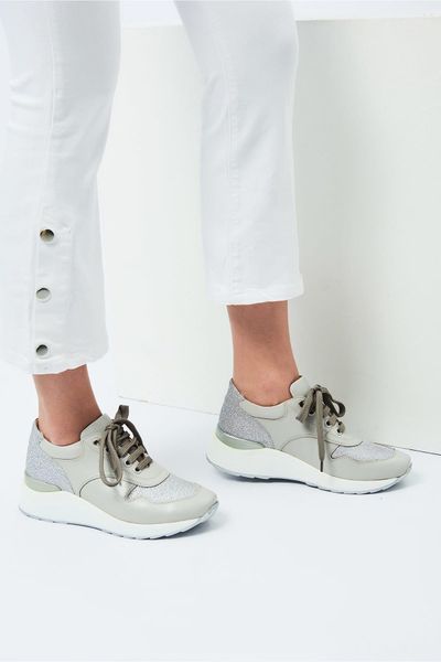 

pearl grey women sneaker 120130009603, Black