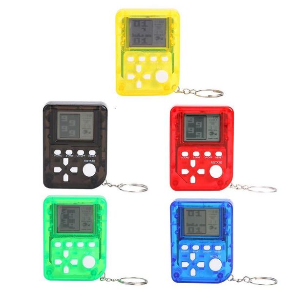 

childhood retro mini lcd console portable keychain handheld 26 in 1 classic game player gamepad kids children gift