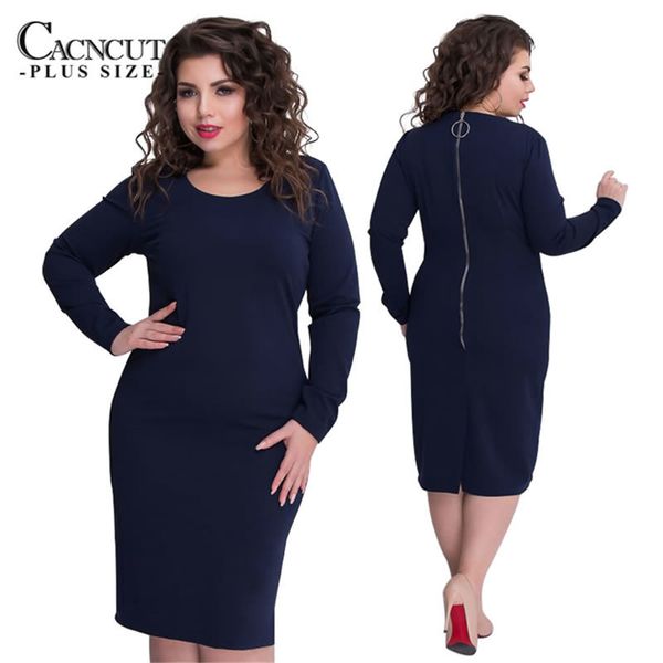 

6xl 2019 осень зима плюс размера женщины платья большого большого размера платья карандаш платье elegant bodycorn одежда vestidos длинный ру, Black;gray