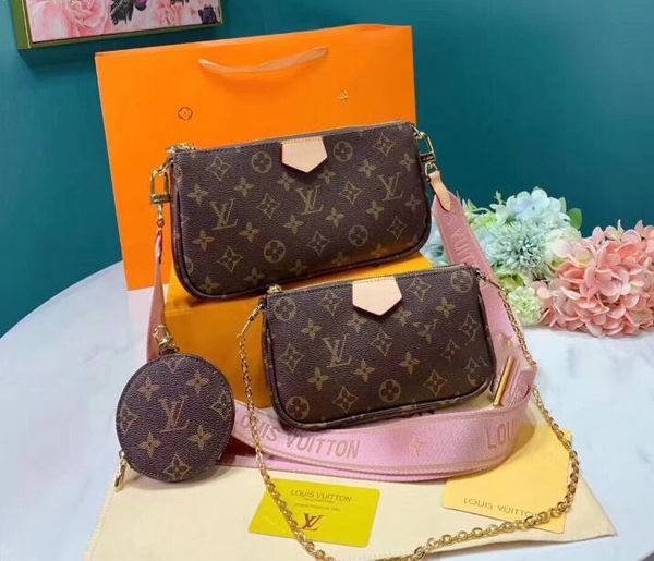 

new designer women luxury shoulder bags crossbody brand new fashion trend 3 pieces lady girls gorgeous wallets handbags clutch bags messenge